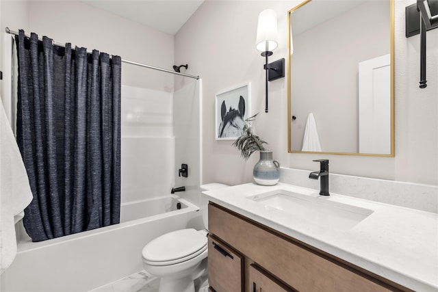 1129 NW 28th St, Grimes, IA 50111 - bathroom with shower / bathtub combination with curtain, vanity, and marble look tile flooring