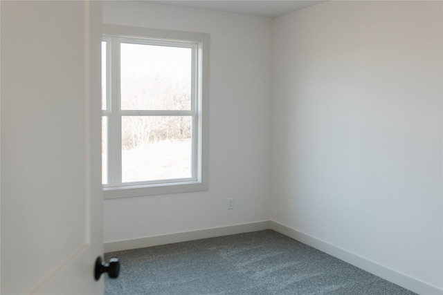 carpeted spare room with plenty of natural light