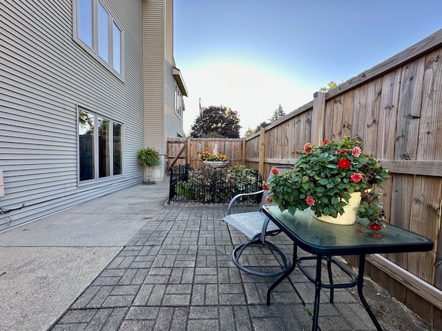 view of patio