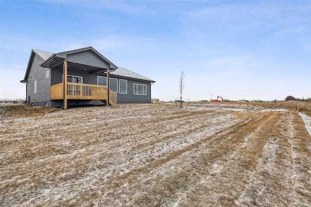 view of rear view of house