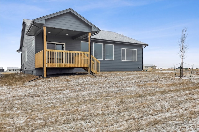 view of rear view of house