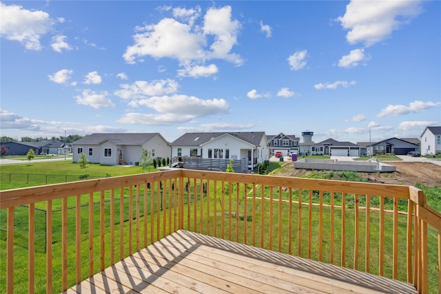 904 Spruce Ave, Norwalk, IA 50211 - wooden terrace with a residential view