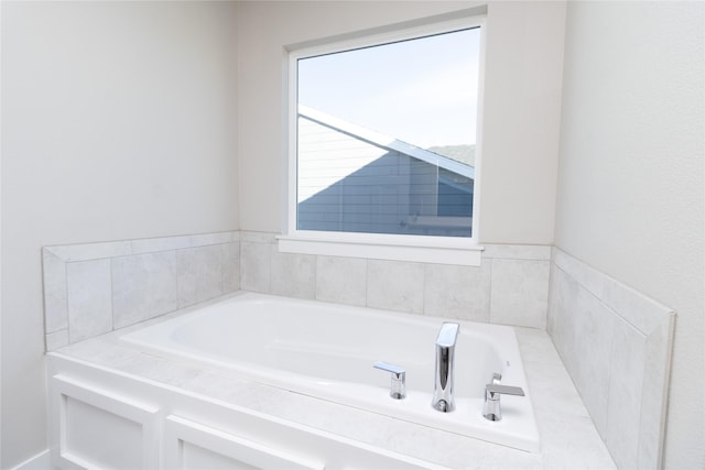 bathroom with a bathtub