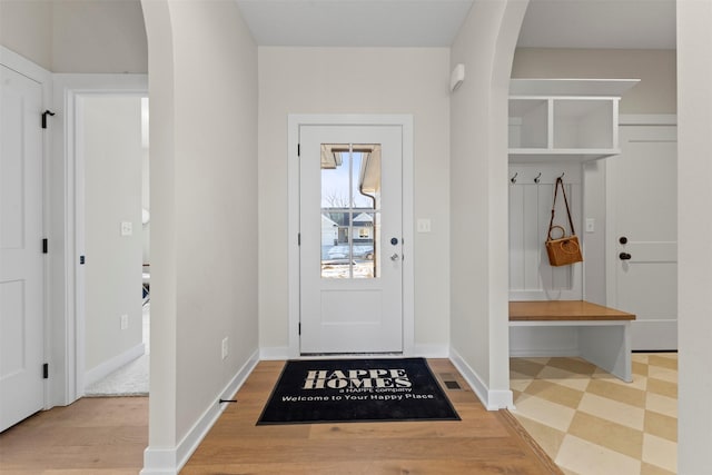 view of mudroom