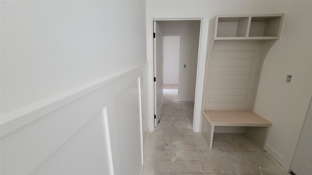 view of mudroom