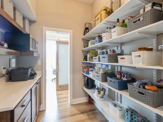 view of pantry