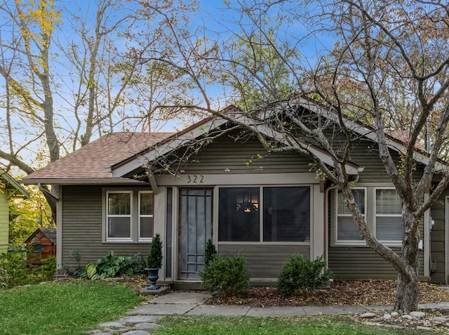 view of bungalow-style house