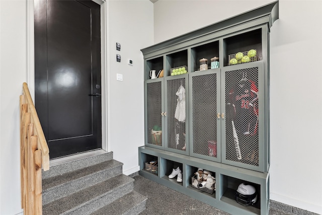 18252 Valleyview Cir, Clive, IA 50325 - mudroom featuring baseboards