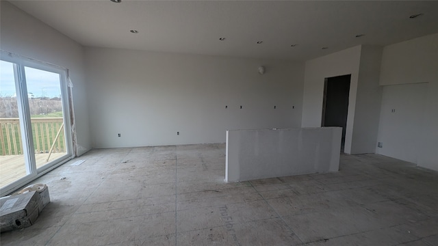 view of empty room