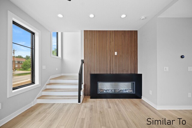 interior details with wood-type flooring