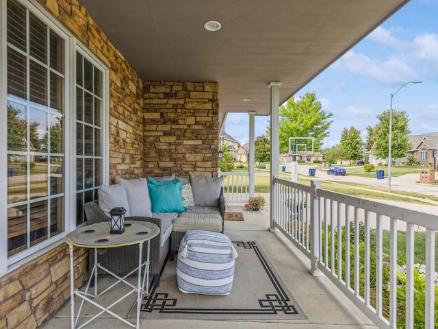 view of patio / terrace featuring a porch