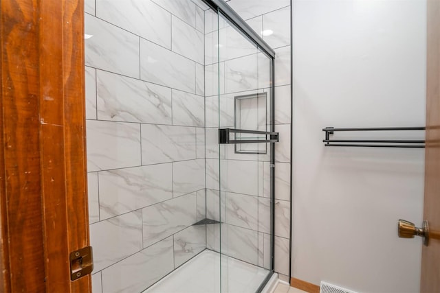 bathroom with walk in shower