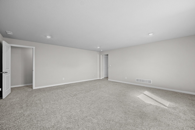 empty room with carpet floors