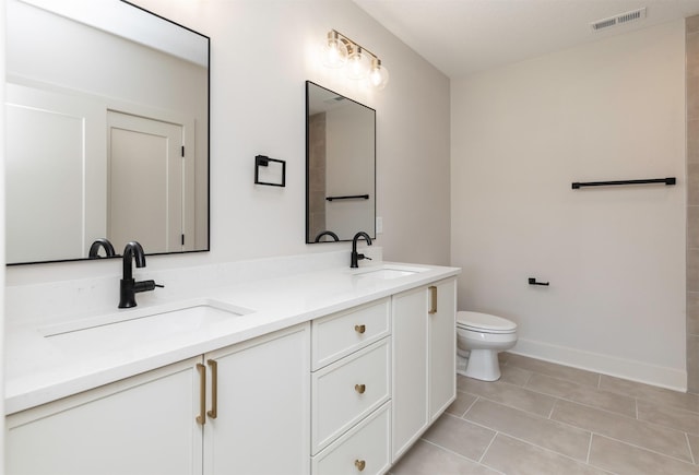 18016 Tanglewood Dr, Clive, IA 50325 - full bathroom featuring double vanity and tile patterned floors