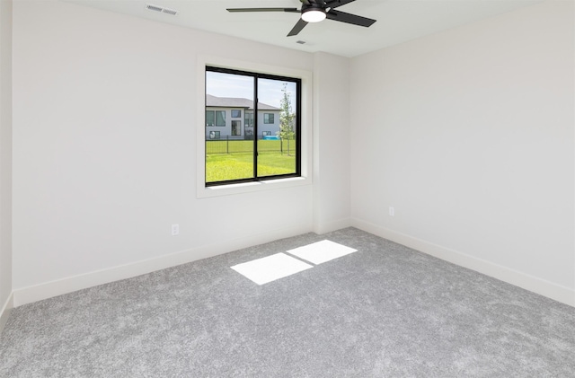 18016 Tanglewood Dr, Clive, IA 50325 - carpeted spare room featuring a ceiling fan and baseboards