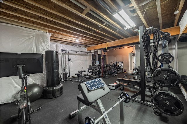 view of exercise room
