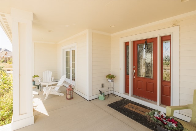 view of entrance to property