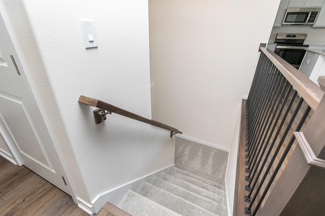 view of stairway