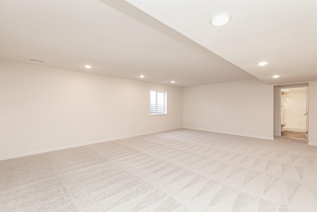 interior space with light carpet