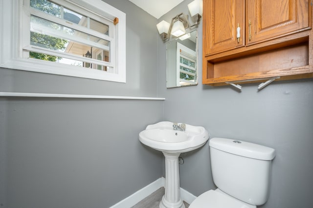 bathroom with toilet