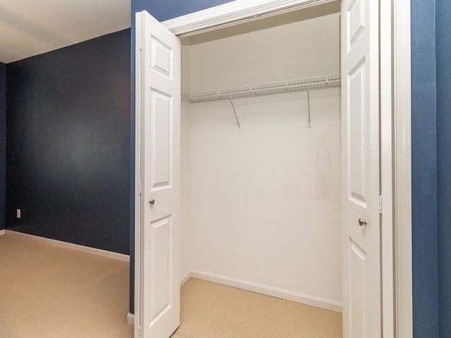 view of closet