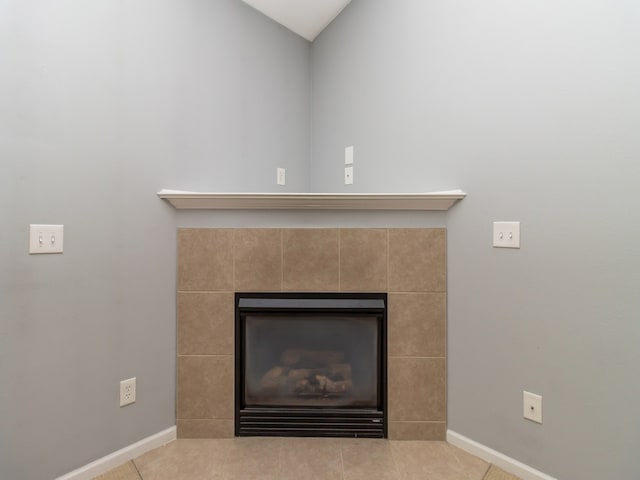 details featuring tile patterned flooring