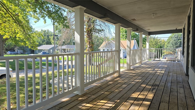 view of deck