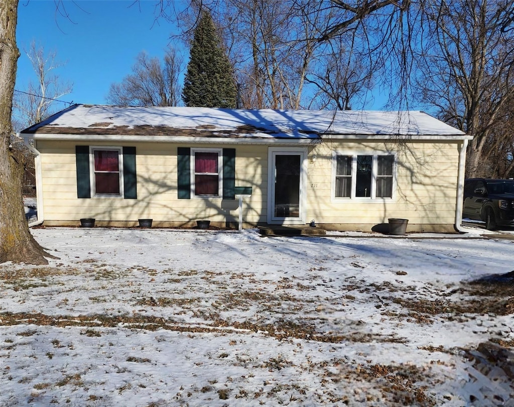 view of ranch-style house