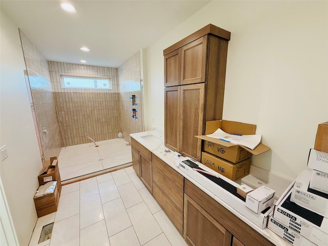 bathroom featuring tile patterned floors