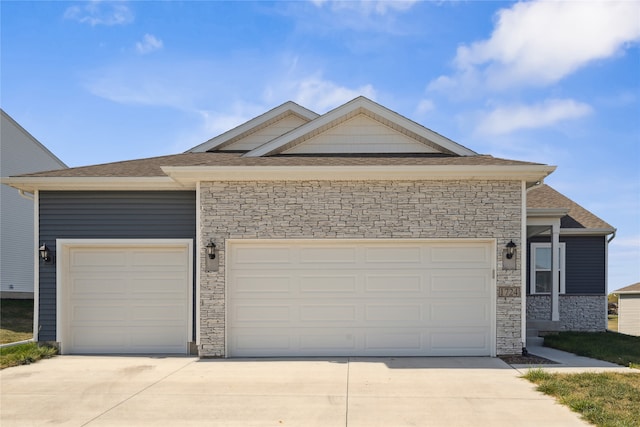 ranch-style house with a garage