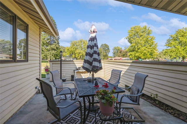 view of patio / terrace