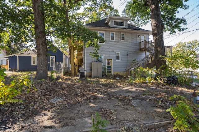 view of back of property