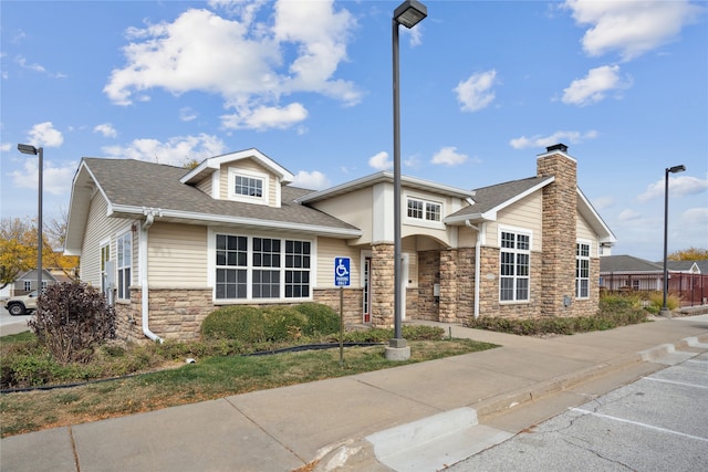 view of front of home