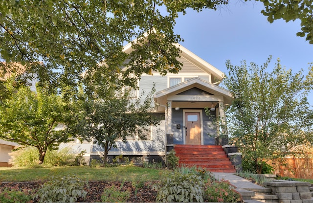 view of front of home