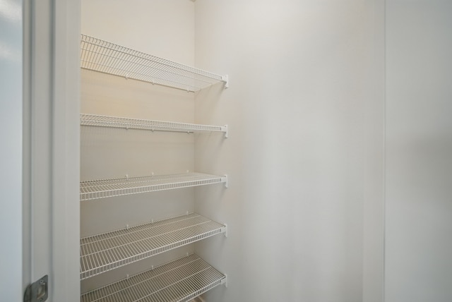 view of storage area