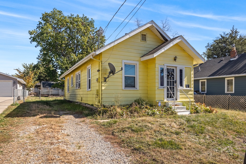 view of bungalow