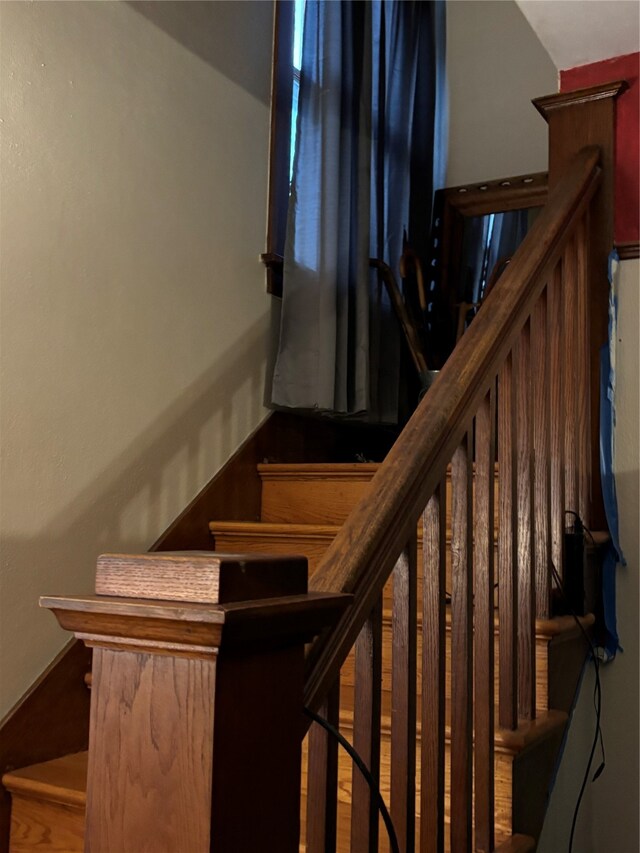 view of stairs