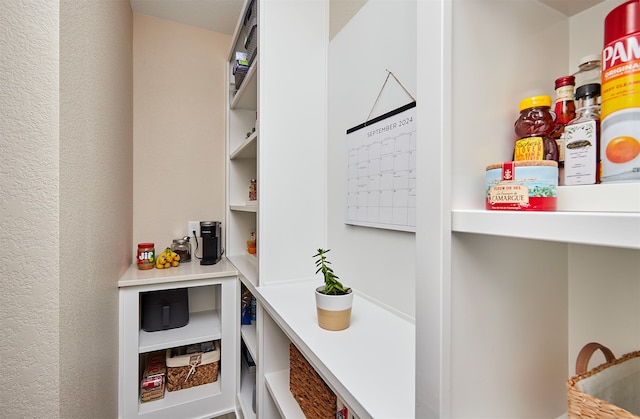 view of pantry