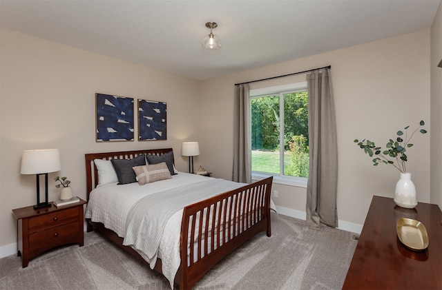 bedroom featuring carpet flooring