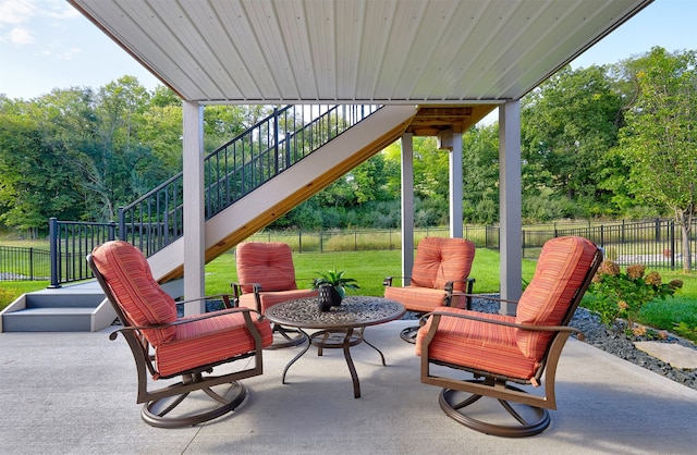 view of patio