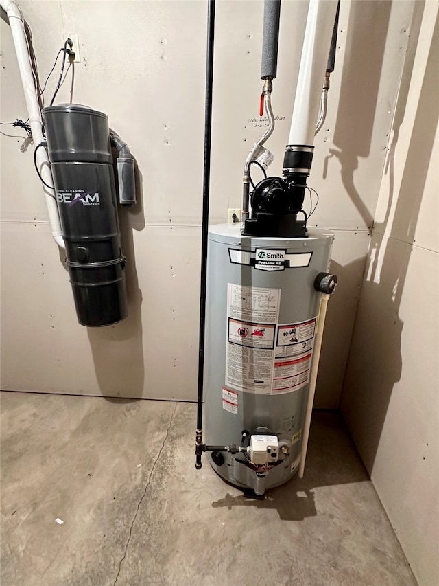 utilities with gas water heater