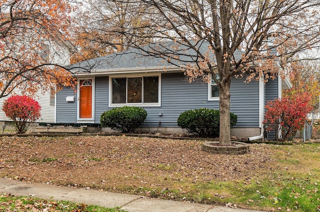 view of front of home