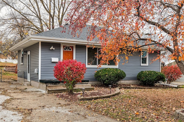 view of front of home