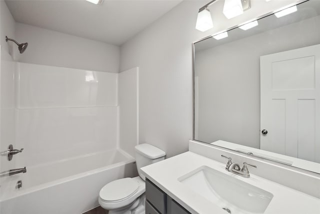 732 NE Deerfield Dr, Ankeny, IA 50021 - bathroom featuring toilet, vanity, and  shower combination
