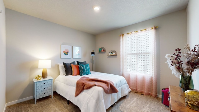 bedroom featuring carpet floors