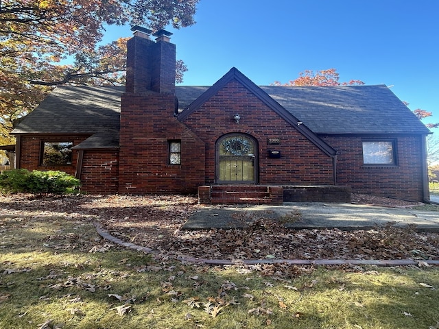 view of rear view of property