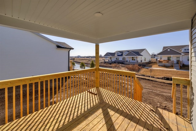 9748 Thorton Dr, Johnston, IA 50131 - deck with a residential view
