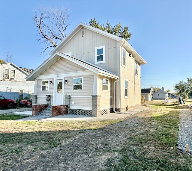 view of front of home