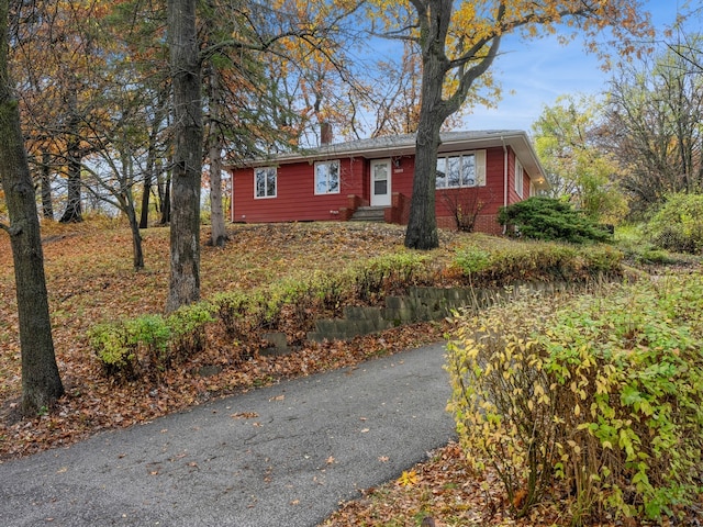 view of ranch-style home