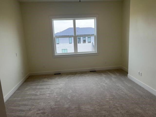 spare room with carpet